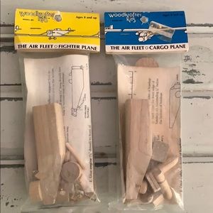 Vintage woodkrafter airplane kits